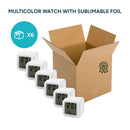 Garage Sale Multicolor watch with sublimable foil (Box of 6,12,36)