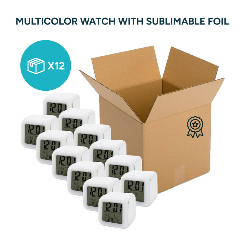 Garage Sale Multicolor watch with sublimable foil (Box of 6,12,36)