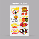 Printed DTF Sheets by Yards - World Cup 2026 ESPAÑA 1
