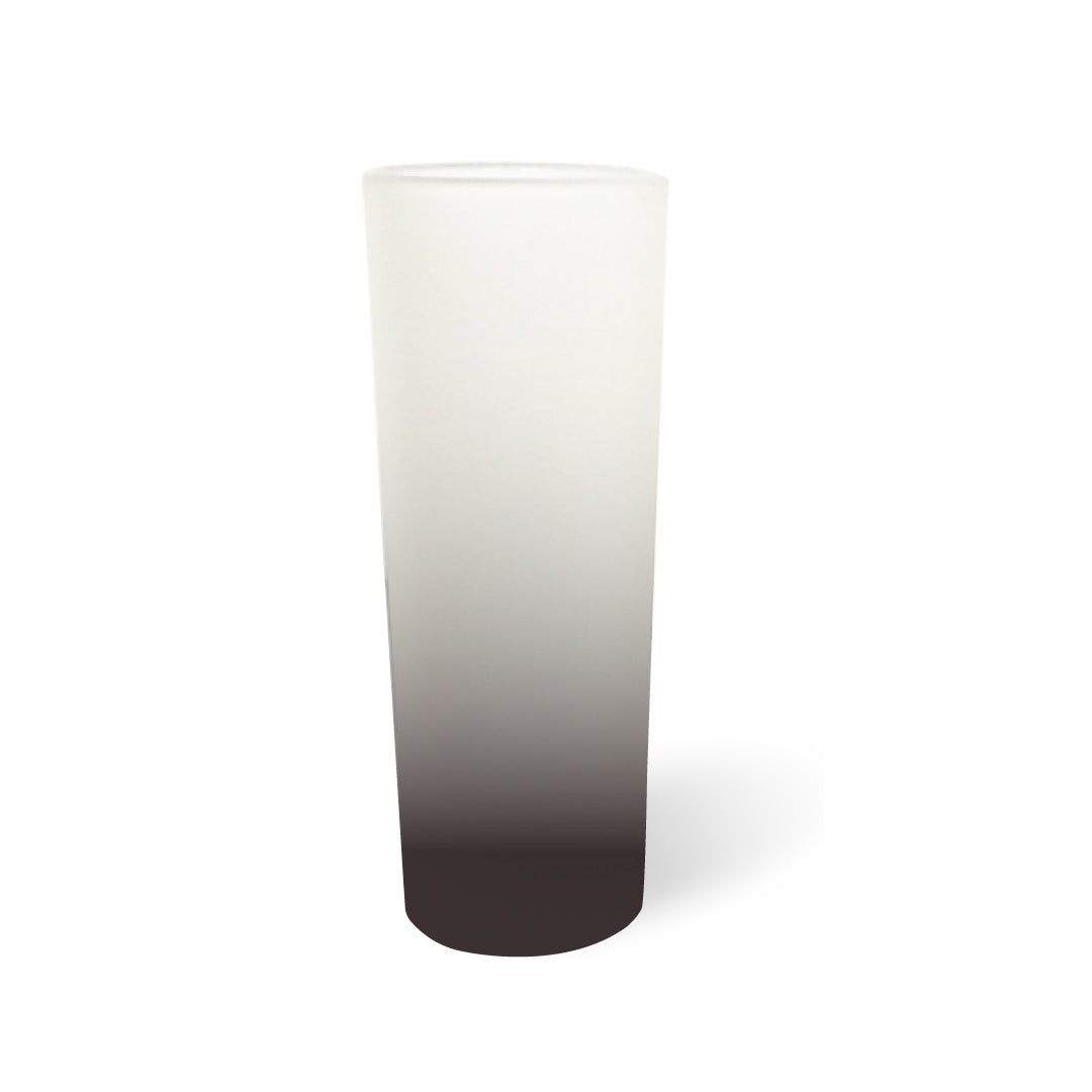 Frosted Glass Tequilero With Colored Base 4 Oz