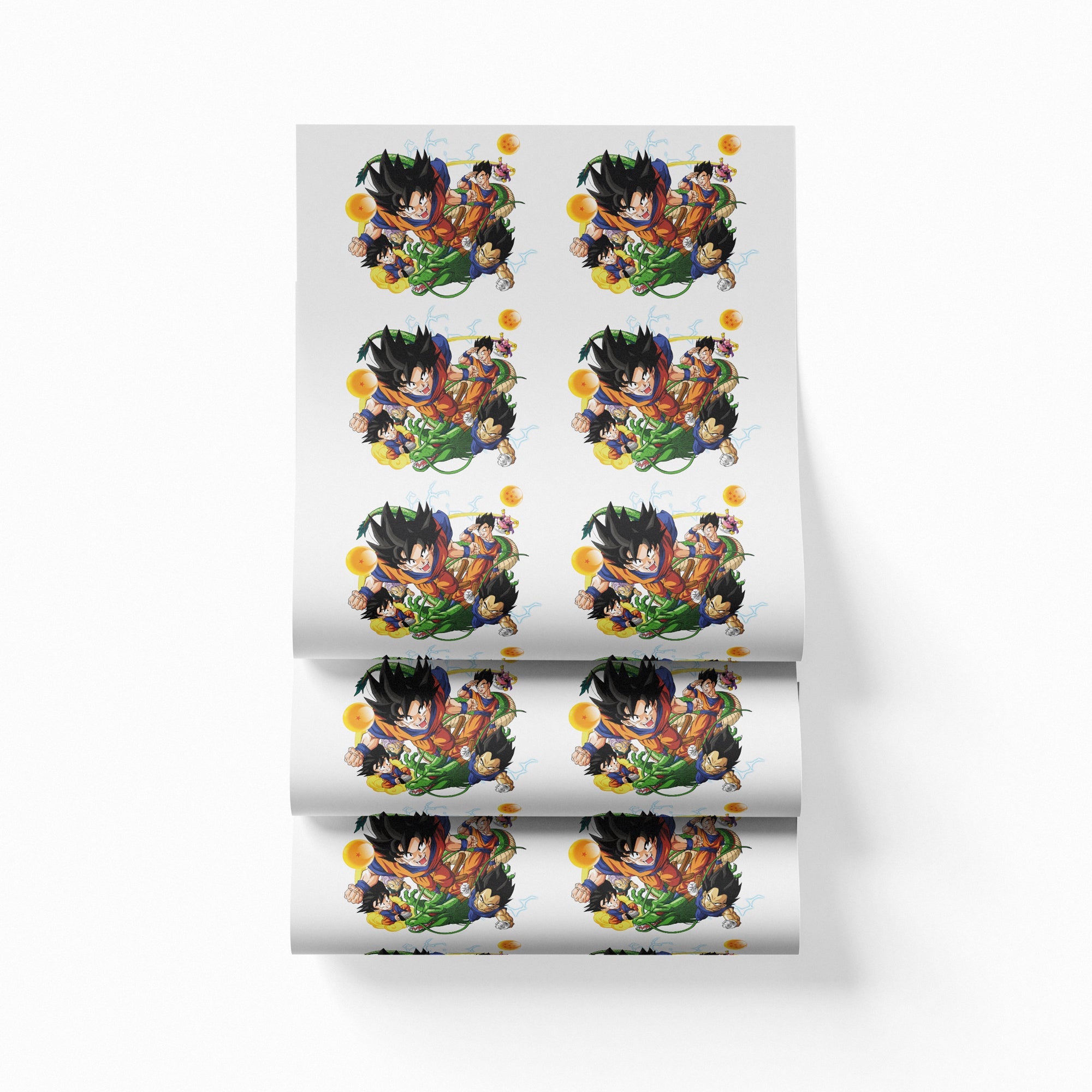 Printed DTF Sheets by Yards - Dragon Ball