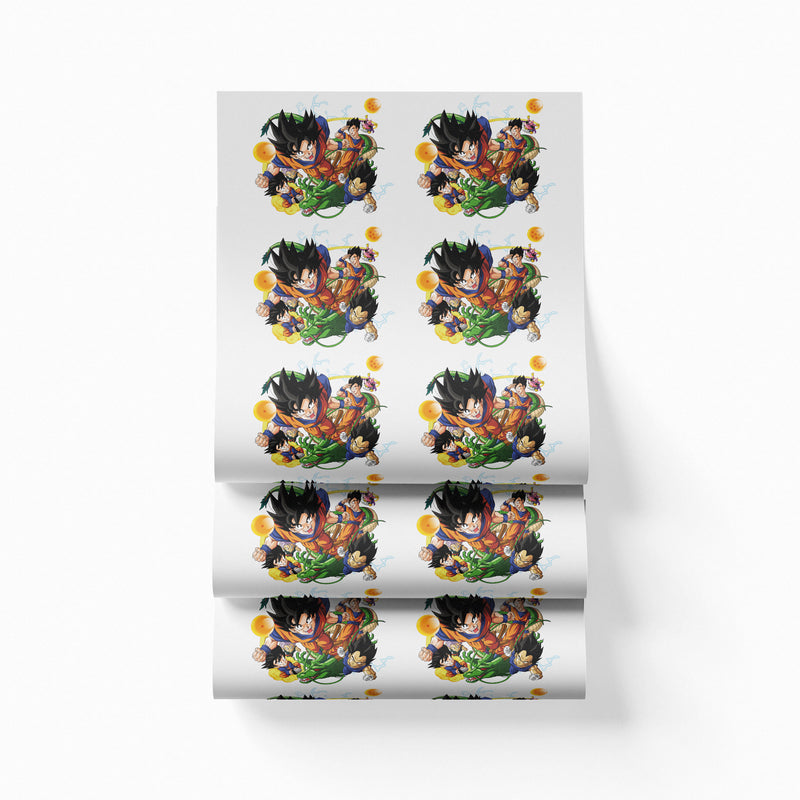 Sublimation Sheets Printed By Yards - Dragon Ball