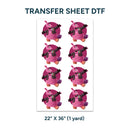 Printed DTF Sheets by Yards - Bing Bong Inside Out