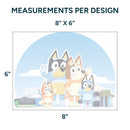 Printed DTF Sheets by Yards - Bluey design 1