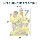 Sublimation Sheets Printed By Yards - Cristiano Ronaldo