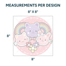 Sublimation Sheets Printed By Yards - Cute 2