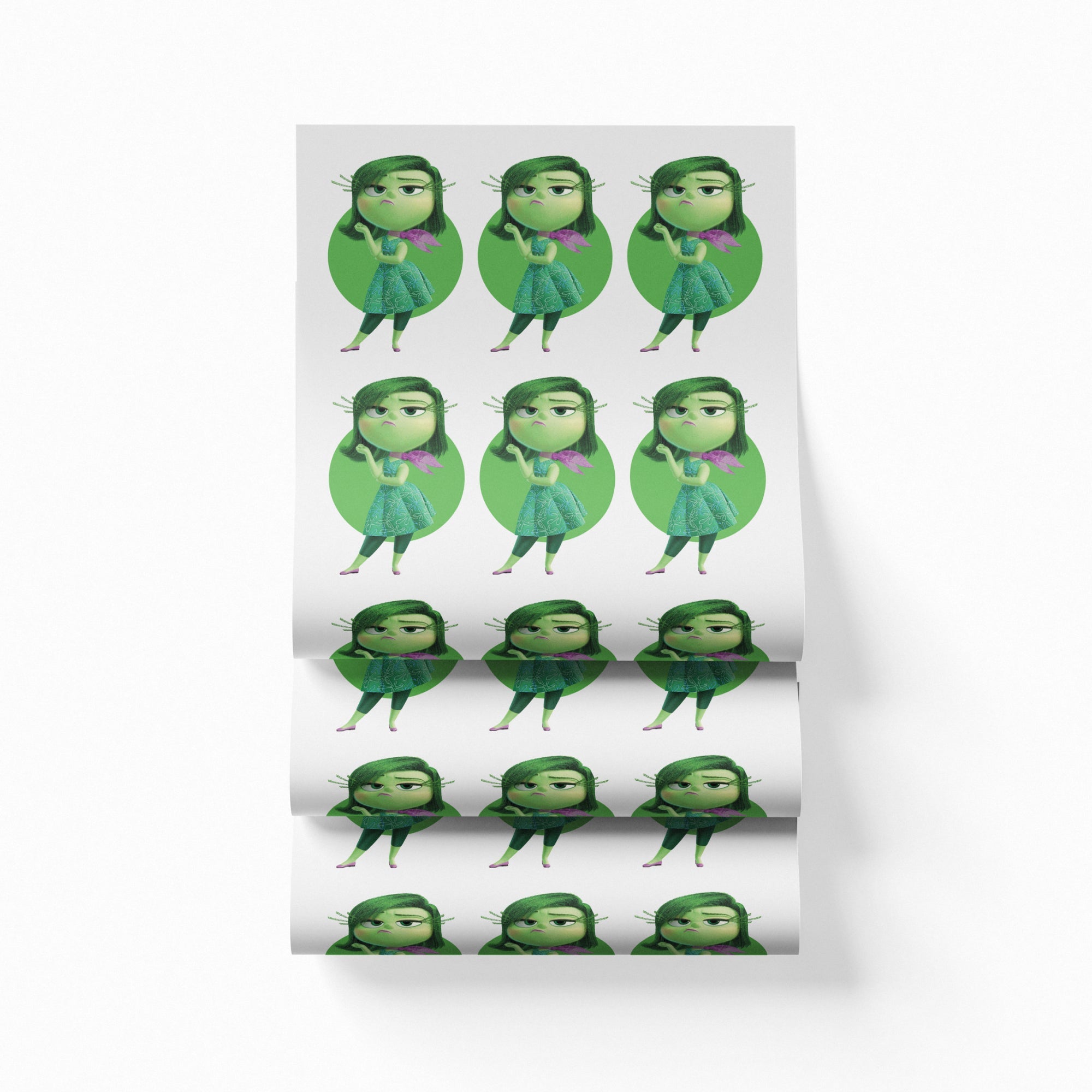 Printed DTF Sheets by Yards - Disgust inside out
