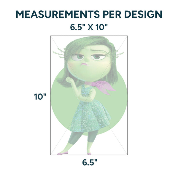 Printed DTF Sheets by Yards - Disgust inside out