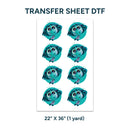 Printed DTF Sheets by Yards - Envy Inside Out