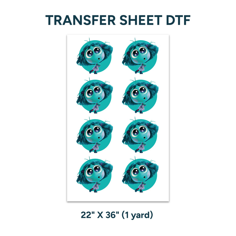 Printed DTF Sheets by Yards - Envy Inside Out