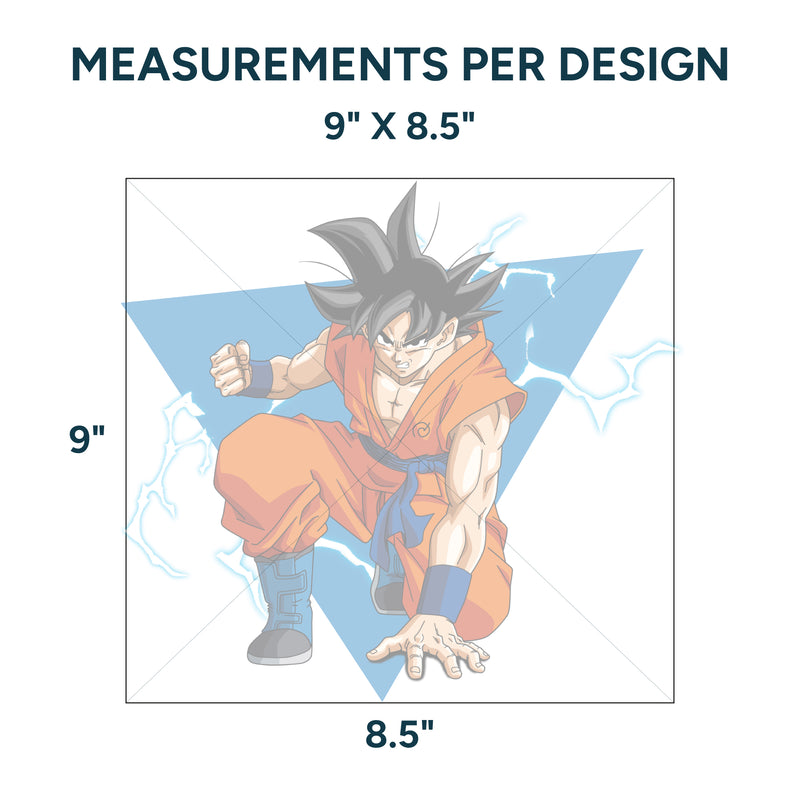 Printed DTF Sheets by Yards - Goku