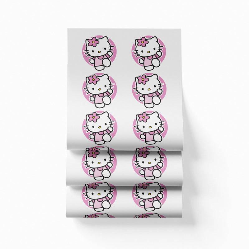 Printed DTF Sheets by Yards - Hello Kitty