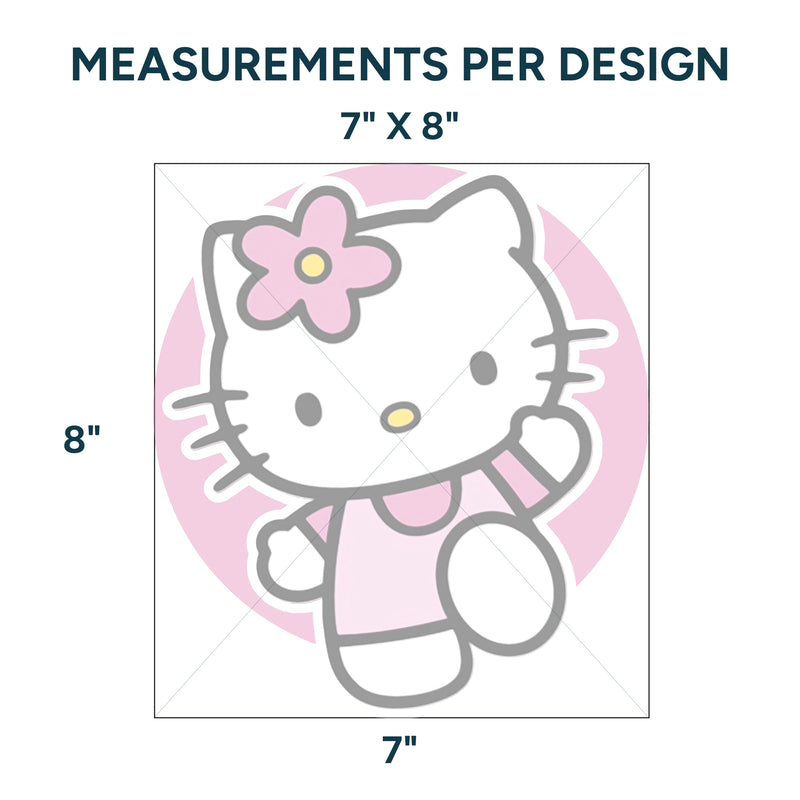 Printed DTF Sheets by Yards - Hello Kitty