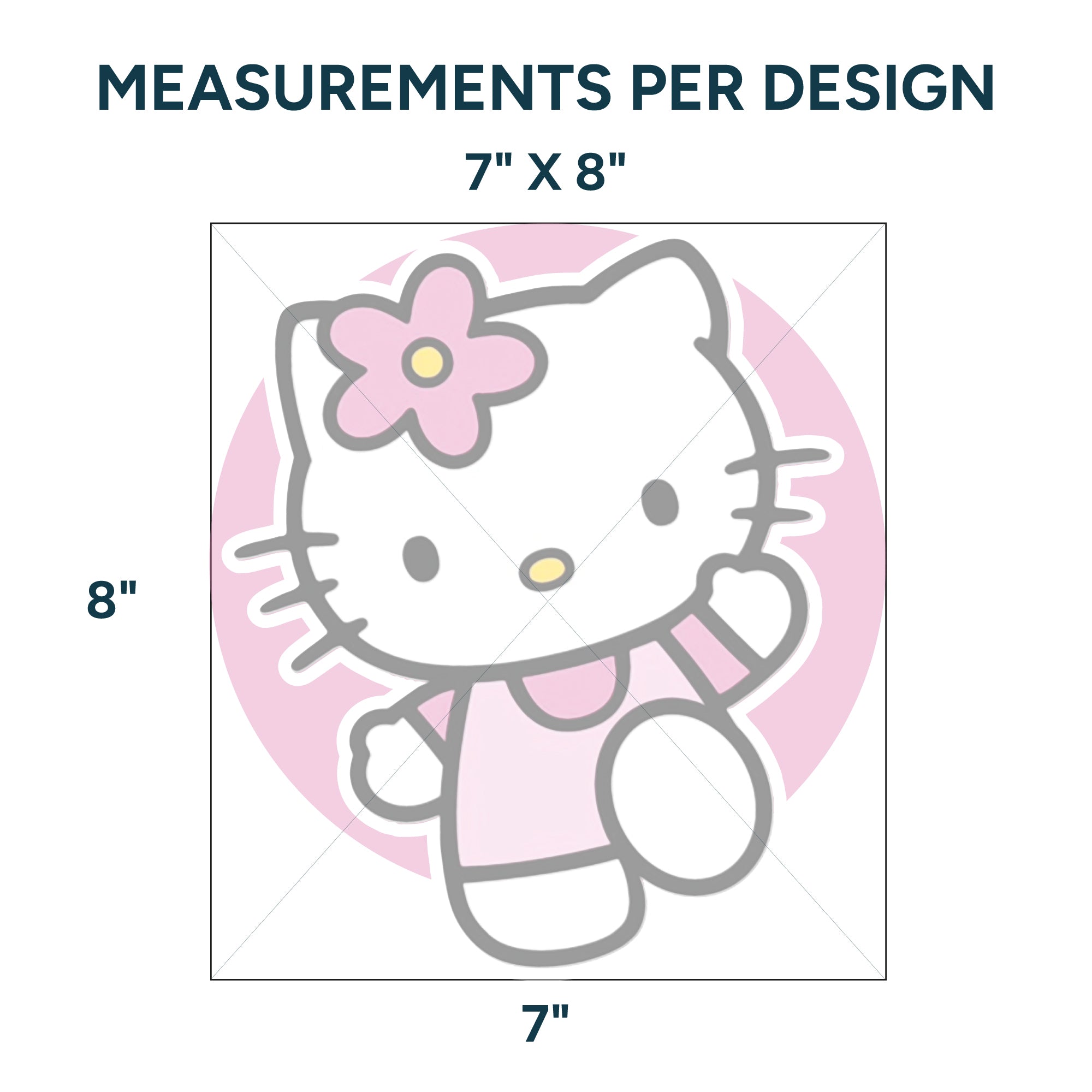 Sublimation Sheets Printed By Yards - Hello Kitty