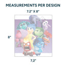 Printed DTF Sheets by Yards - Inside Out design 2