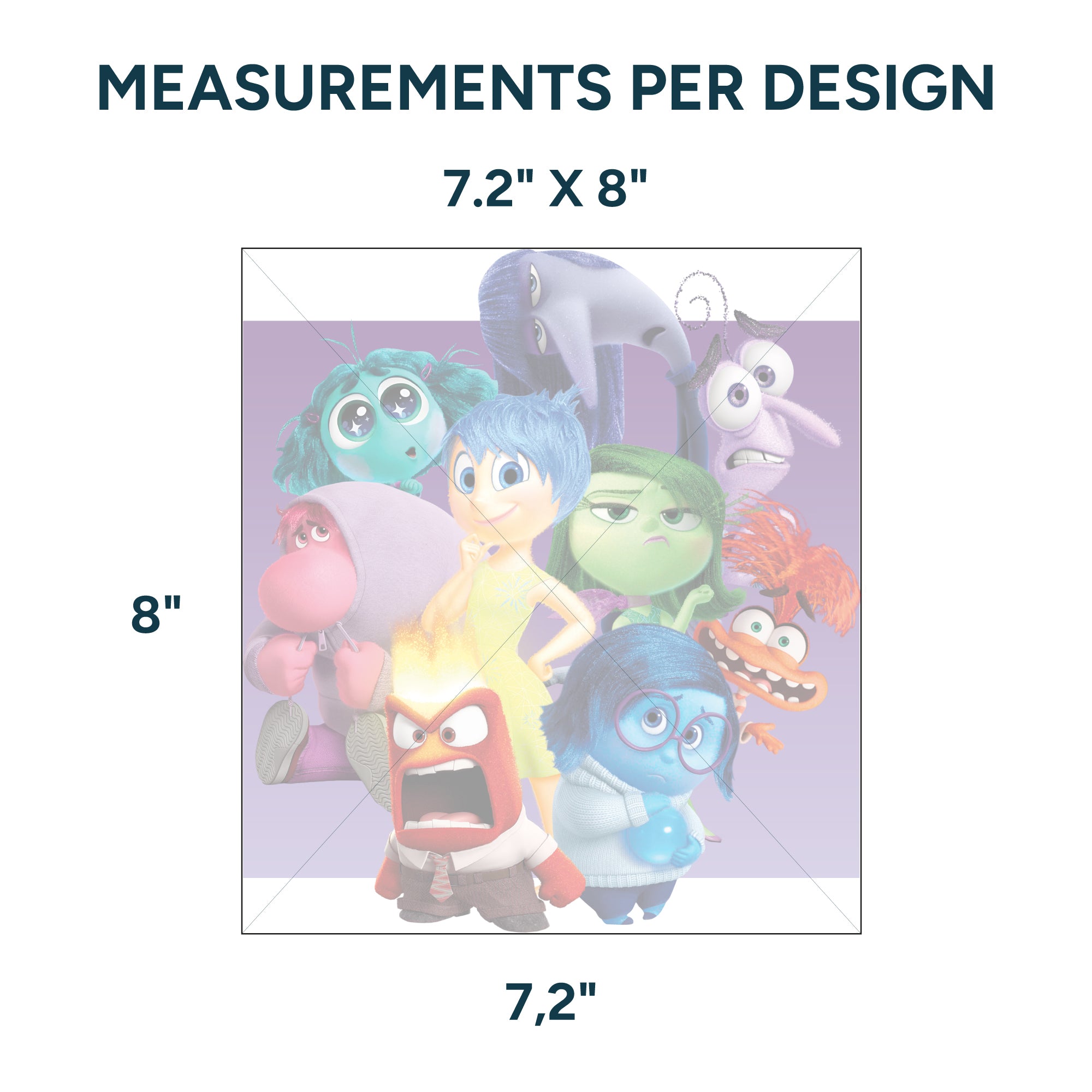 Sublimation Sheets Printed By Yards - Inside Out Design 1