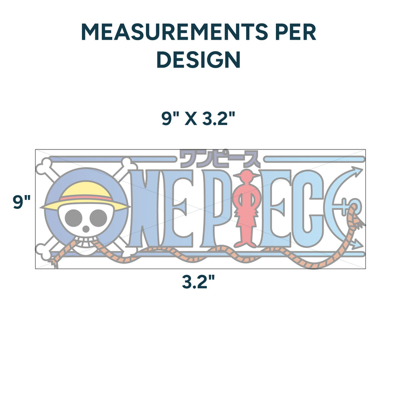 Printed DTF Sheets by Yards - One Piece Logo