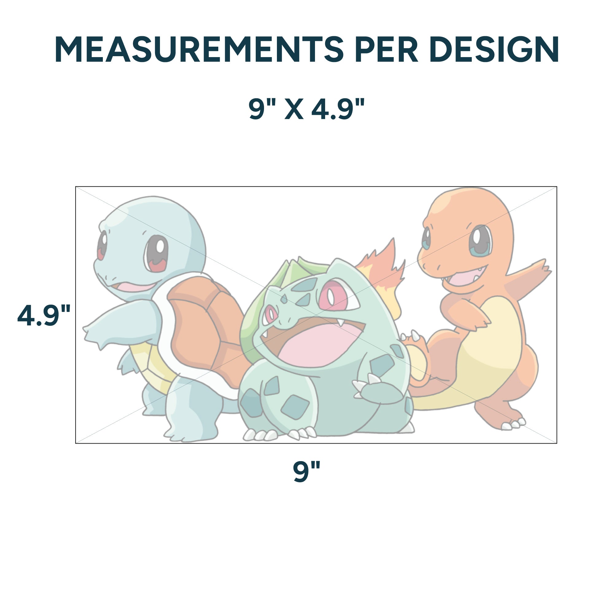 Sublimation Sheets Printed By Yards -  Pokemon 2