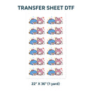 Printed DTF Sheets by Yards - Sanrio