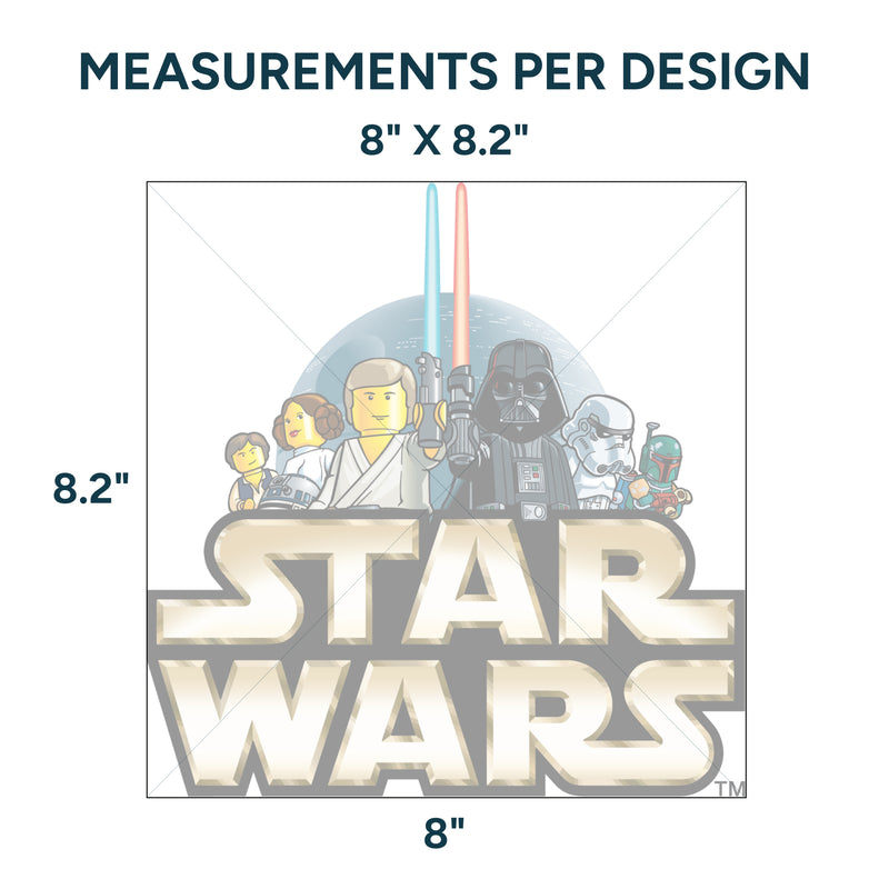 Printed DTF Sheets by Yards - Star Wars