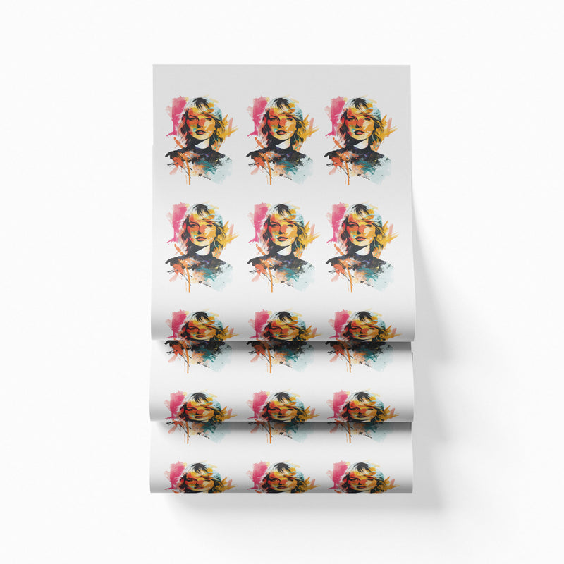 Printed DTF Sheets by Yards - Taylor Swift design 2