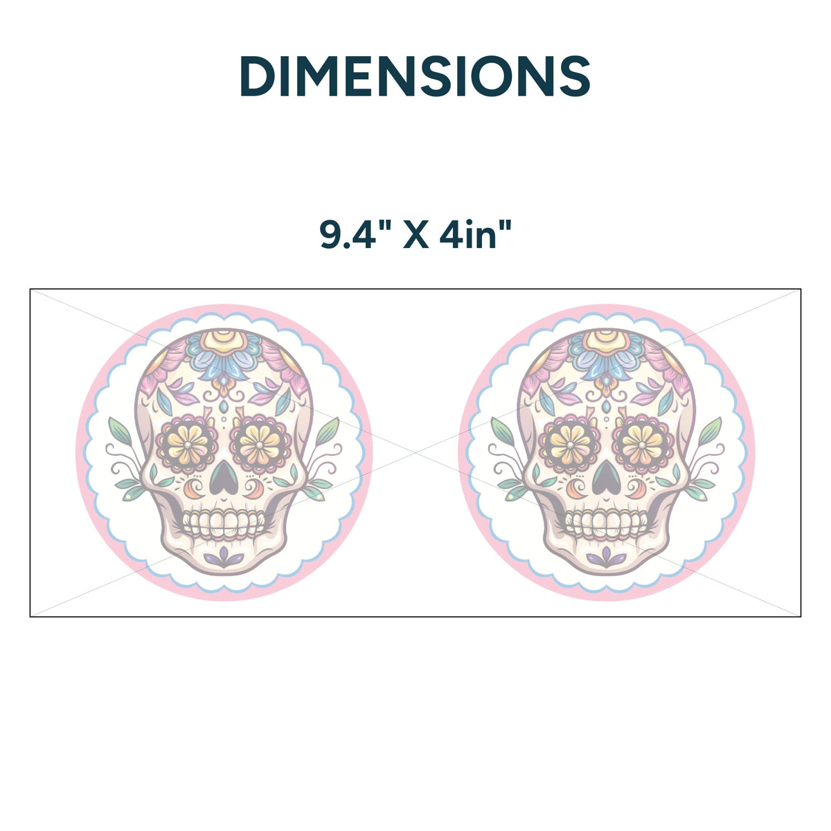 UV DTF WRAP LIBBEY CUP - Día de muertos diseño 3