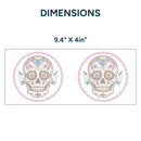 UV DTF WRAP LIBBEY CUP - Día de muertos diseño 3