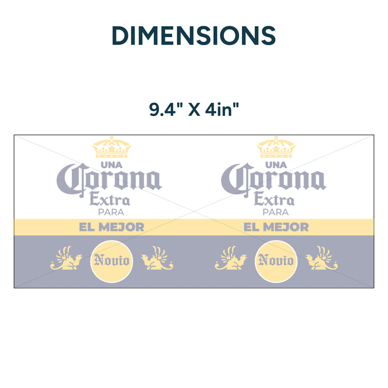 UV DTF WRAP LIBBEY CUP - Corona (The best boyfriend)