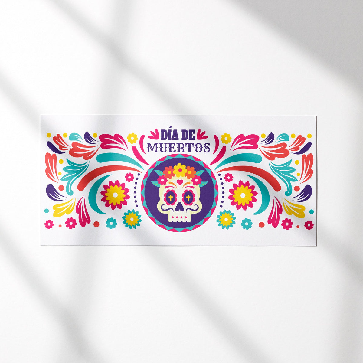 UV DTF WRAP LIBBEY CUP - Día de muertos diseño 4