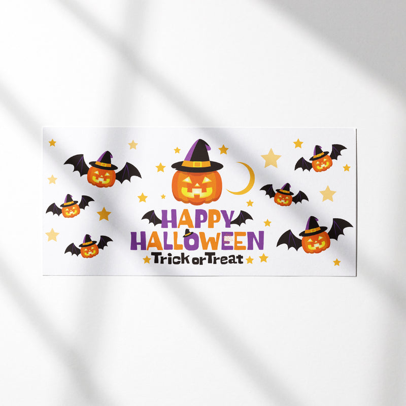 UV DTF WRAP LIBBEY CUP - Halloween diseño 1