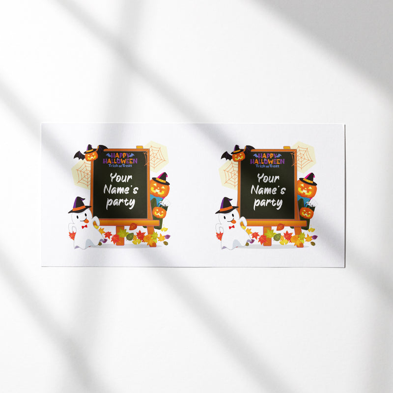 UV DTF WRAP LIBBEY CUP - Halloween diseño 10