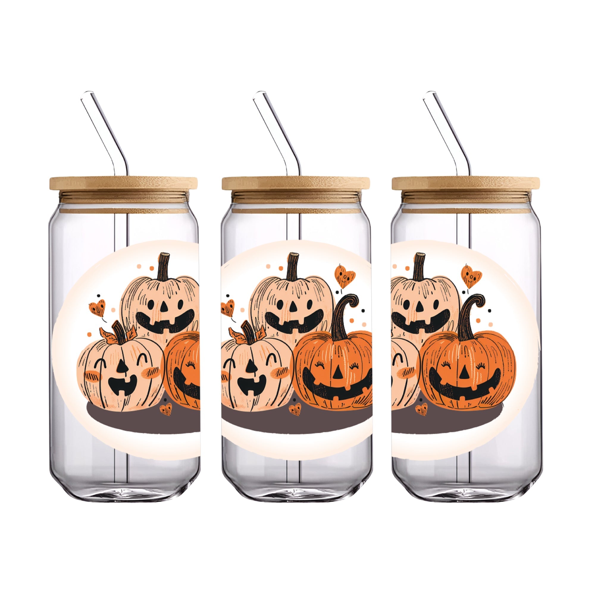 UV DTF WRAP LIBBEY CUP - Halloween diseño 2