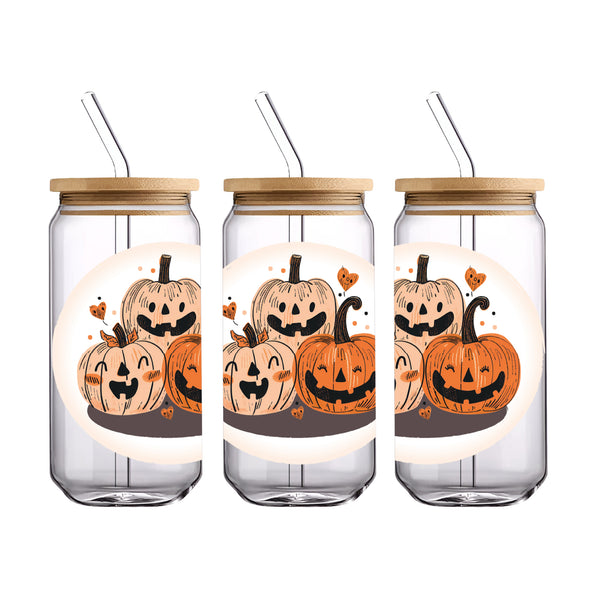 UV DTF WRAP LIBBEY CUP - Halloween diseño 2