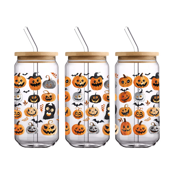 UV DTF WRAP LIBBEY CUP - Halloween diseño 3