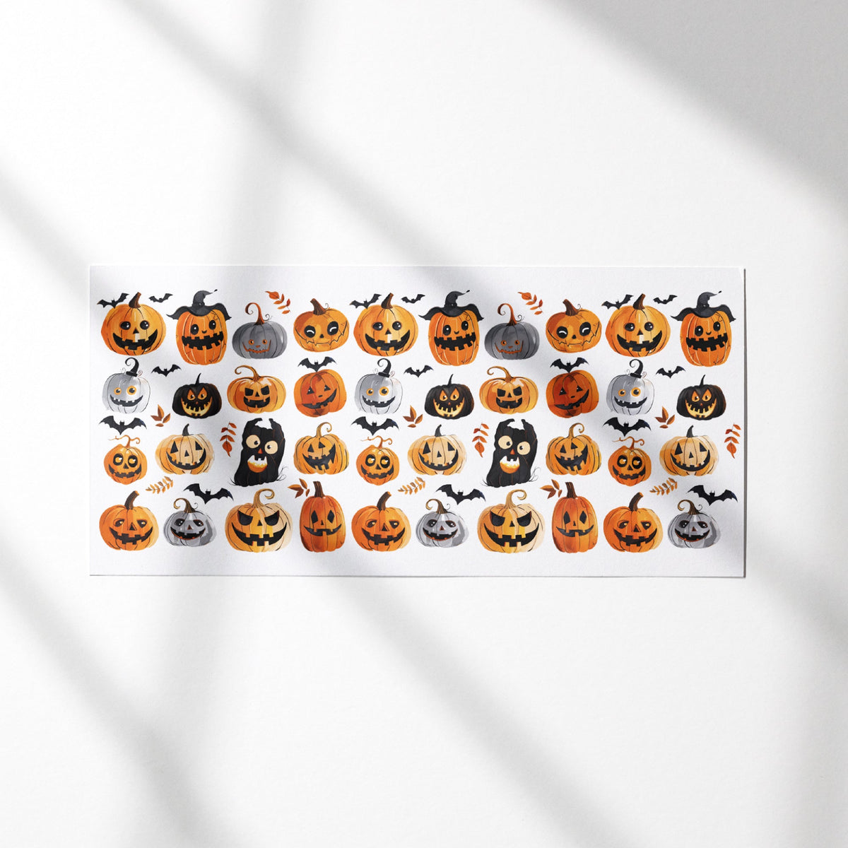 UV DTF WRAP LIBBEY CUP - Halloween diseño 3
