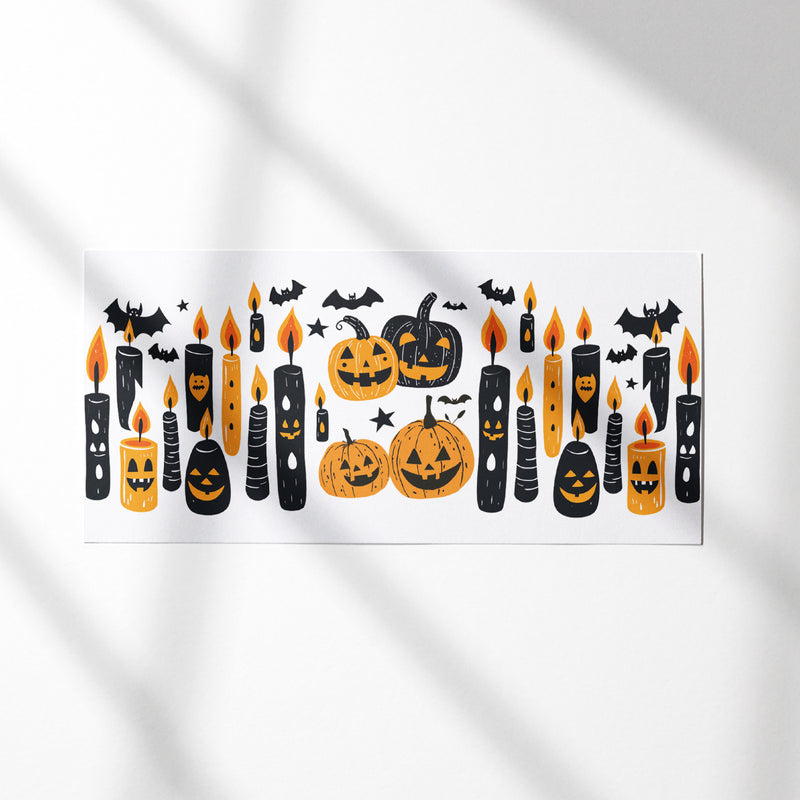 UV DTF WRAP LIBBEY CUP - Halloween diseño 4