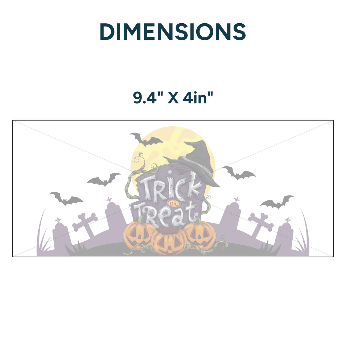 UV DTF WRAP LIBBEY CUP - Halloween diseño 7