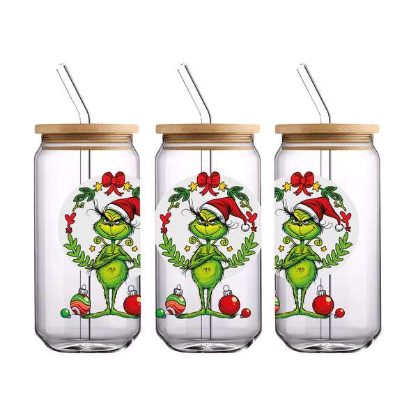 UV DTF WRAP LIBBEY CUP - Christmas design 1