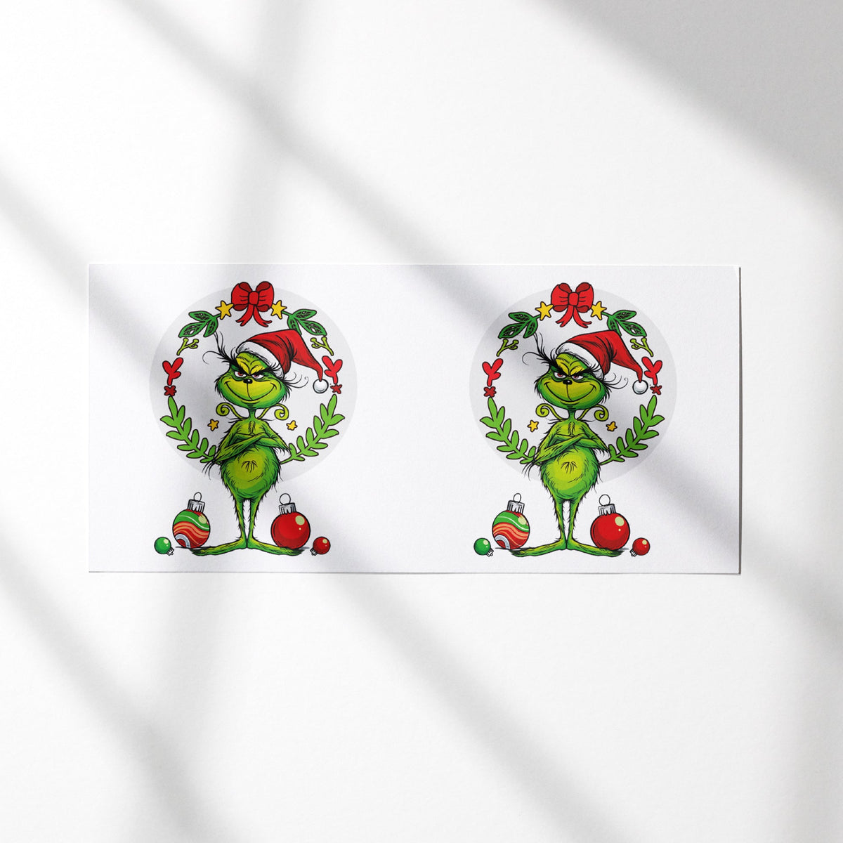 UV DTF WRAP LIBBEY CUP - Christmas design 1