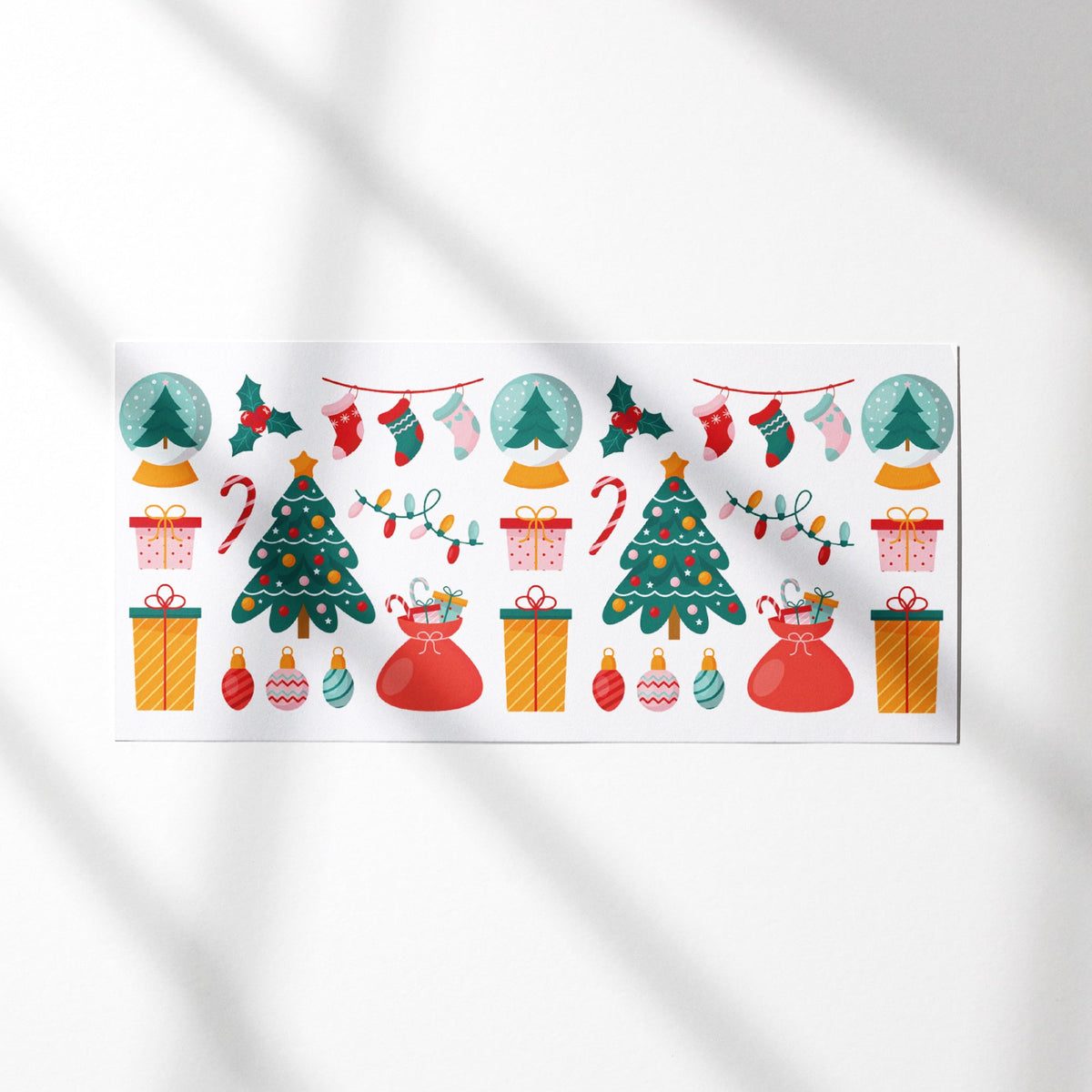 UV DTF WRAP LIBBEY CUP - Christmas design 5