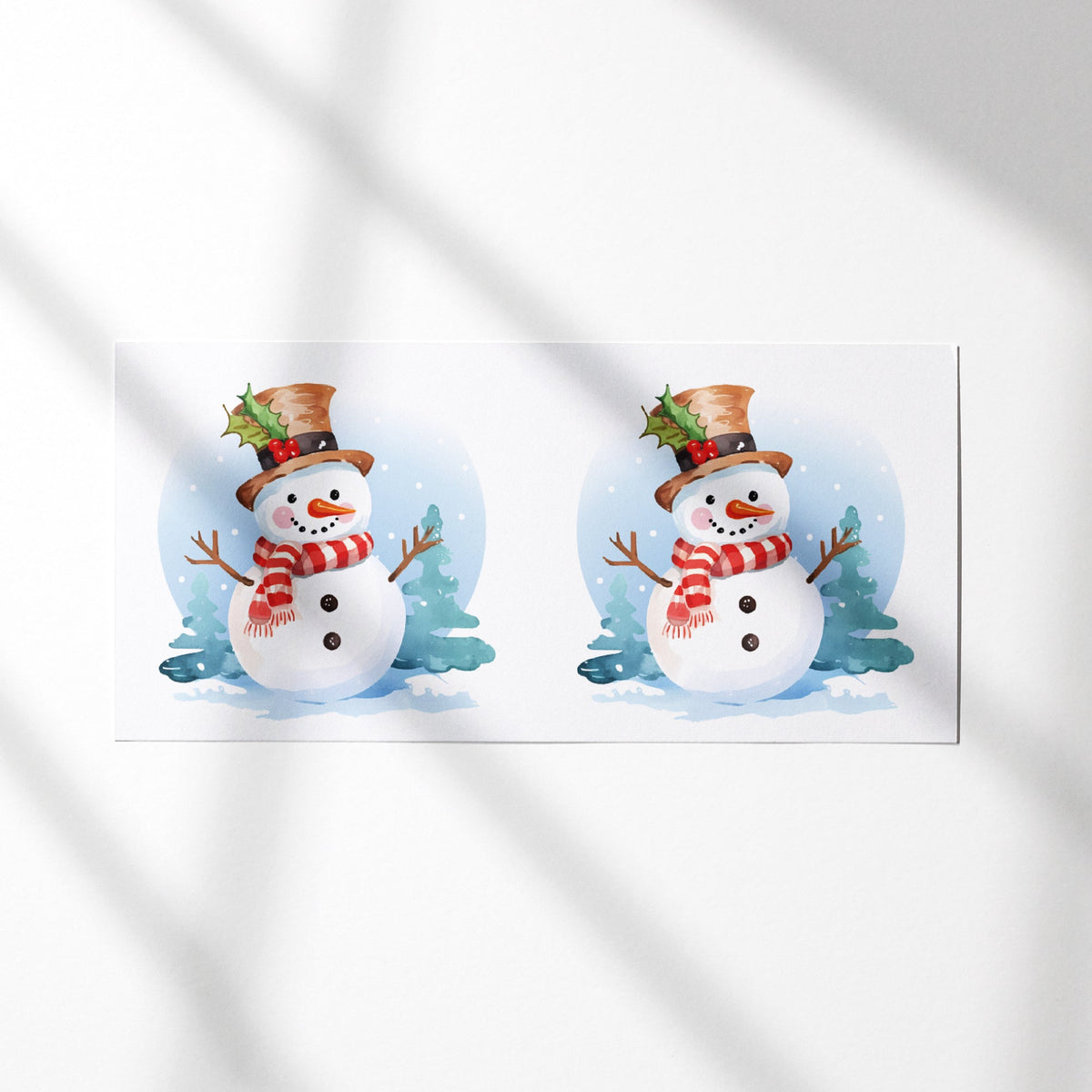 UV DTF WRAP LIBBEY CUP - Christmas design 8