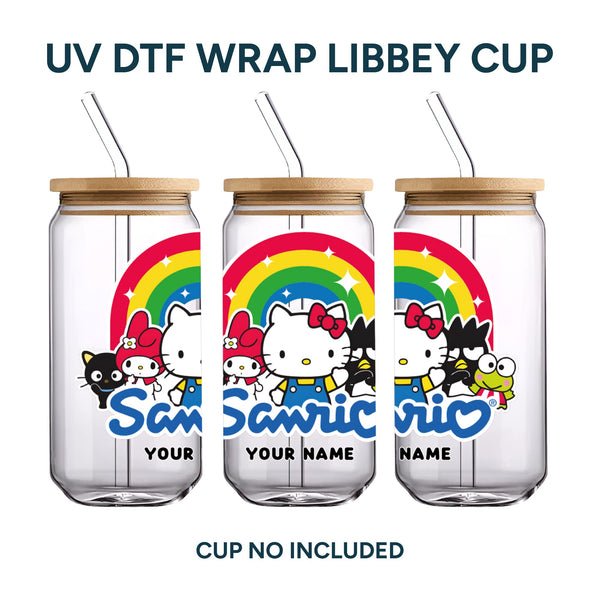 UV DTF WRAP LIBBEY CUP - Sanrio personalize name 2