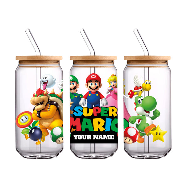 UV DTF WRAP LIBBEY CUP - Super Mario