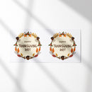UV DTF WRAP LIBBEY CUP -  Thanksgiving design 2