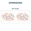 UV DTF WRAP LIBBEY CUP -  Thanksgiving design 5
