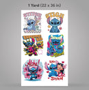 Printed DTF Sheets by Yards - Stich Designs NEW 1