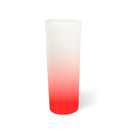 Frosted Glass Tequilero With Colored Base 40 oz