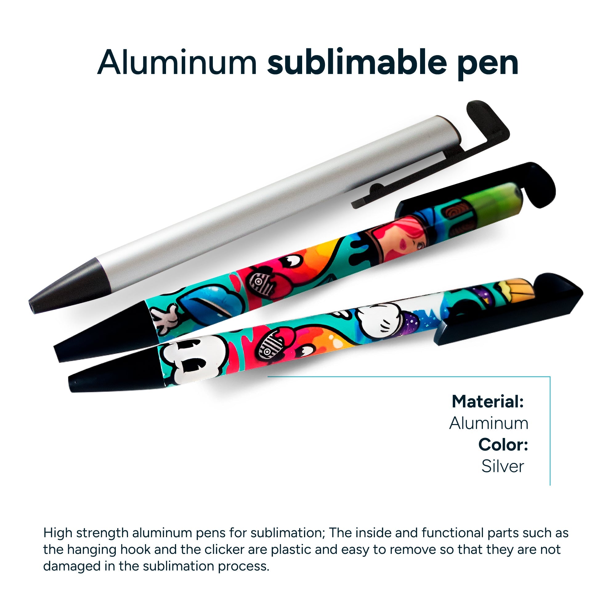 Aluminum Sublimation Pen. Model 2