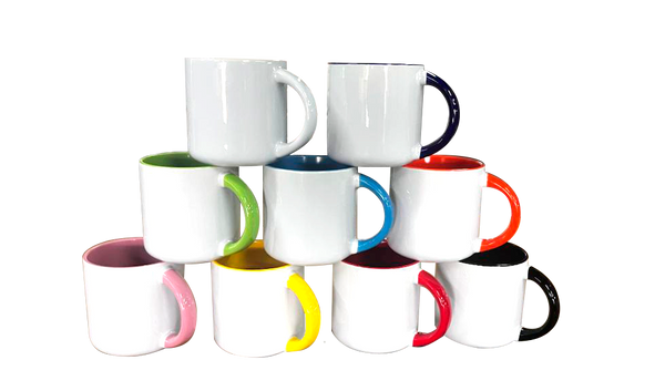 Make it Lab Sublimation Mugs 13oz Ceramic Coffee Mugs Set of 12 Assorted Colors