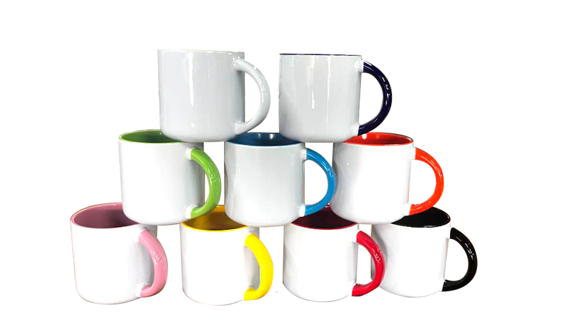 Make it Lab Sublimation Mugs 13oz Ceramic Coffee Mugs Set of 12 Assorted Colors